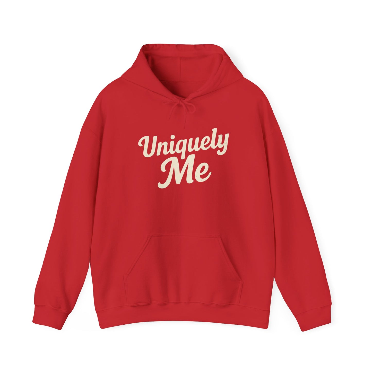 Uniquely Me hoodie | Script typography hoodie, black pullover