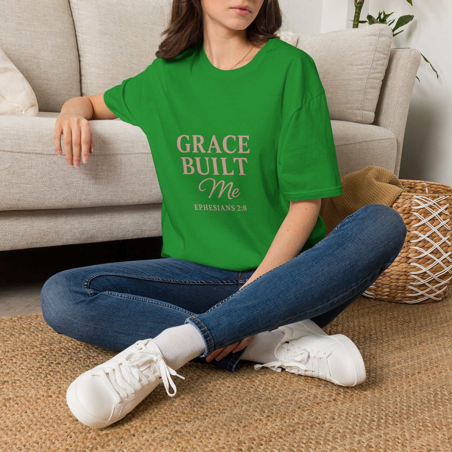 "Grace Built" T-Shirt | Inspirational Christian Graphic Tee