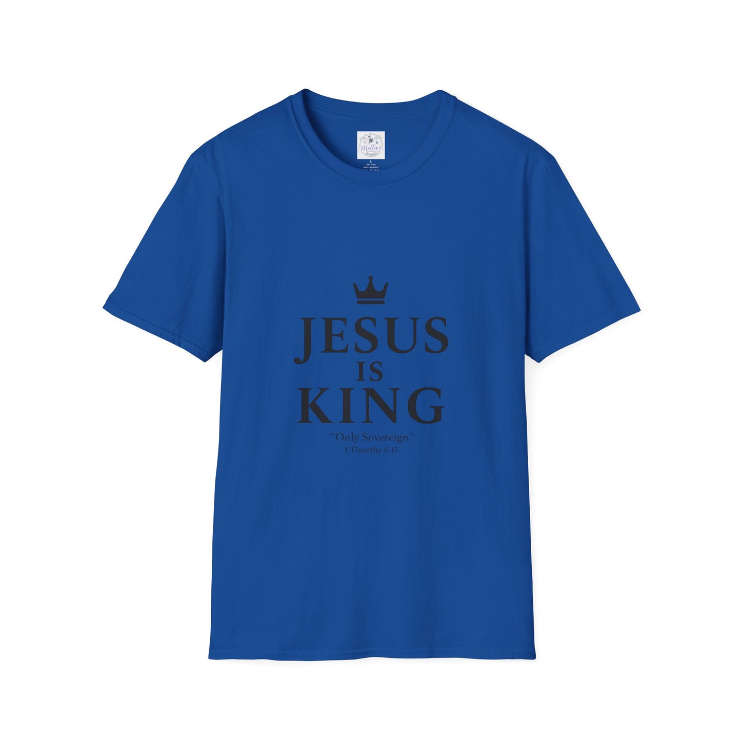 Jesus Is King Crown T-Shirt | Christian Faith Apparel