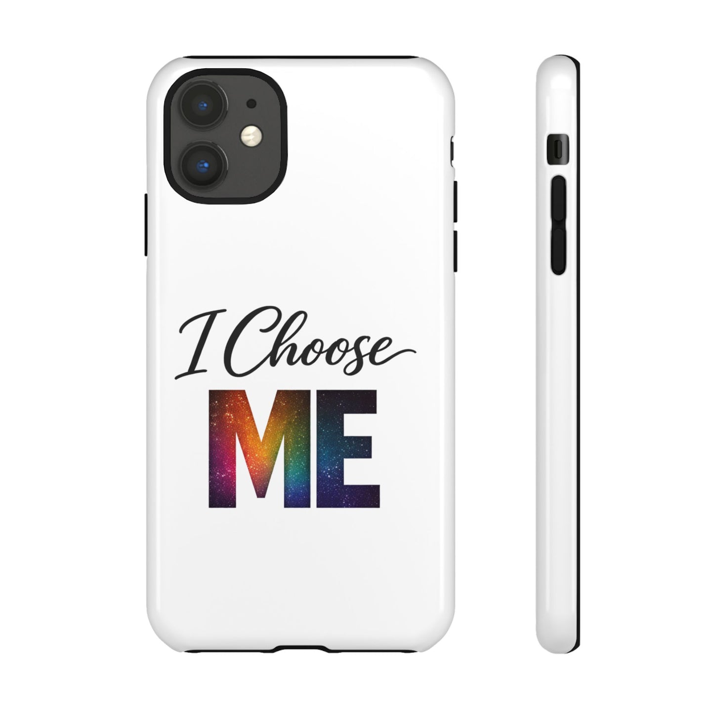 I Choose ME iPhone case | empowerment mobile cover, self-love design