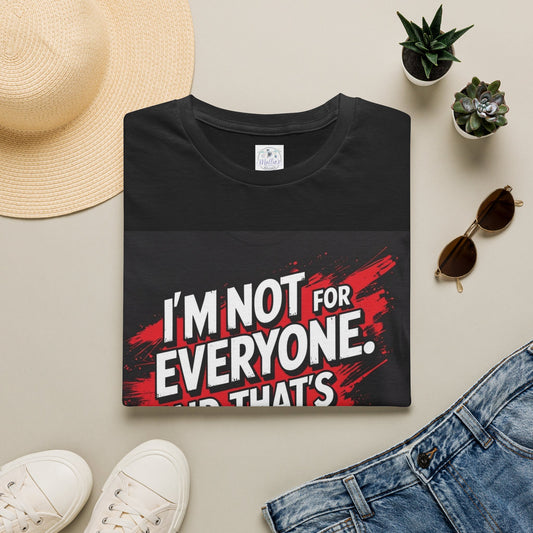 "I'm Not For Everyone And That's The Point" T-Shirt | Bold Confidence Statement Tee