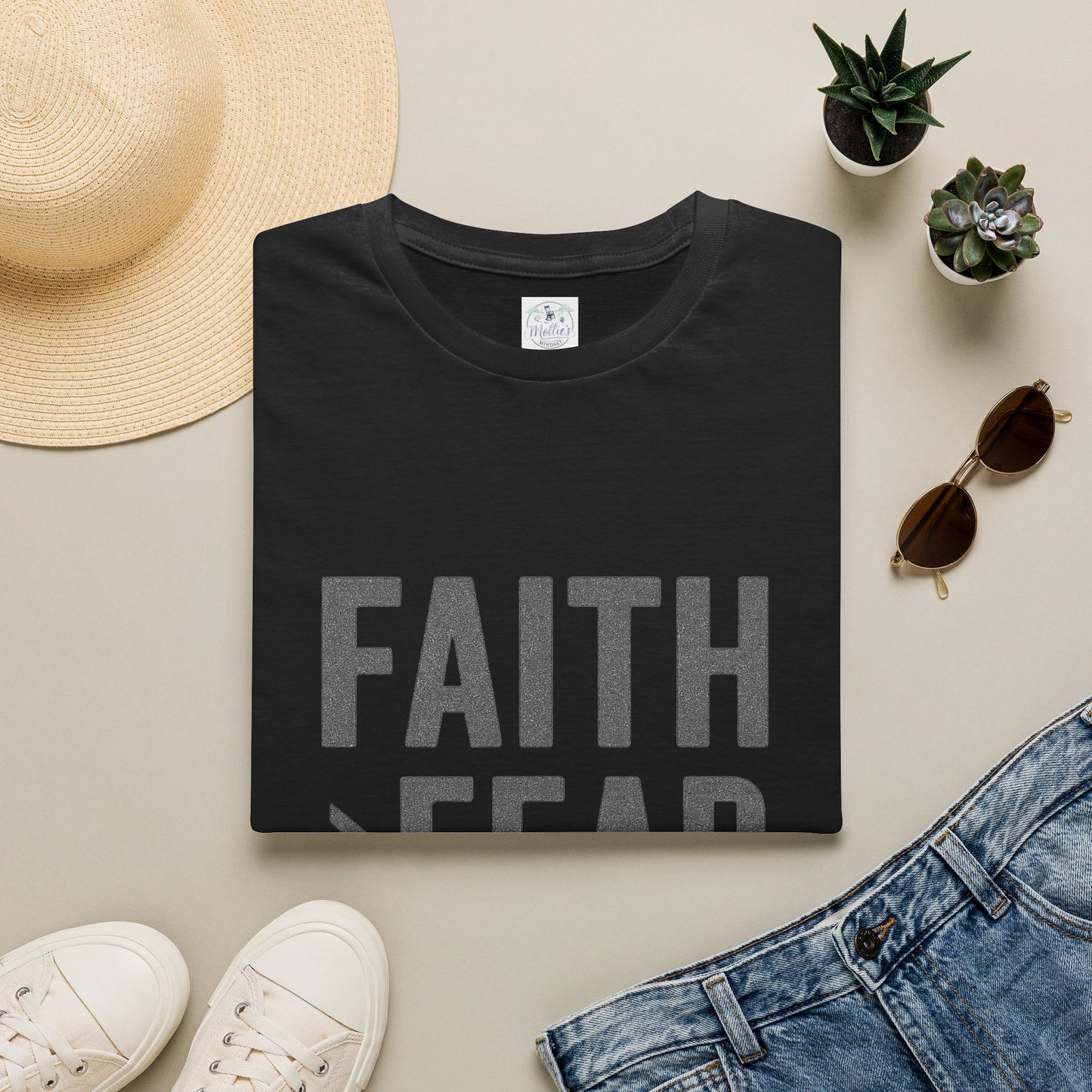 "Faith Over Fear" T-Shirt | Inspirational Christian Tee
