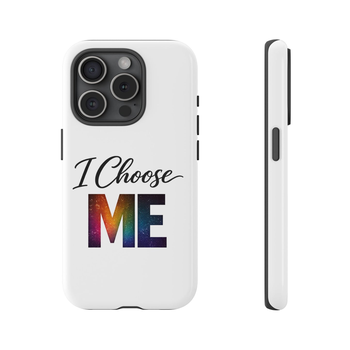 I Choose ME iPhone case | empowerment mobile cover, self-love design