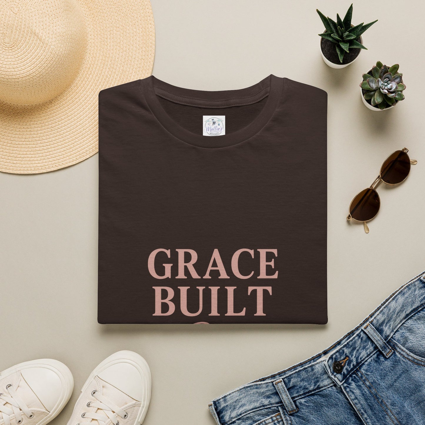 "Grace Built" T-Shirt | Inspirational Christian Graphic Tee