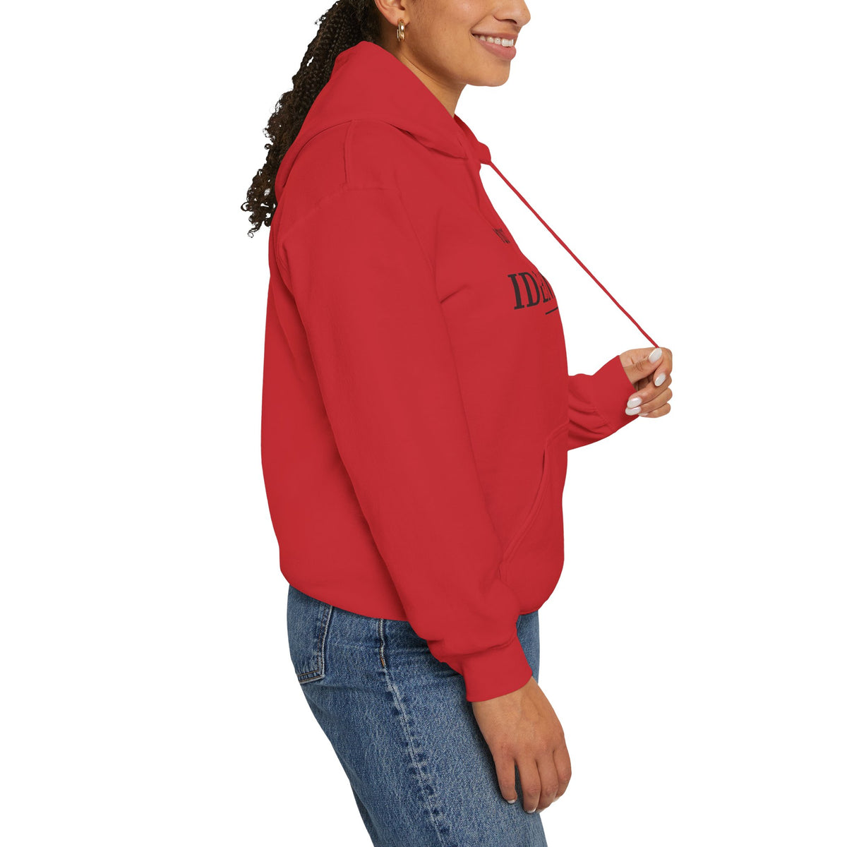 Identity Statement Hoodie — "Your Opinion Ain't My Identity." Casual Empowerment Pullover