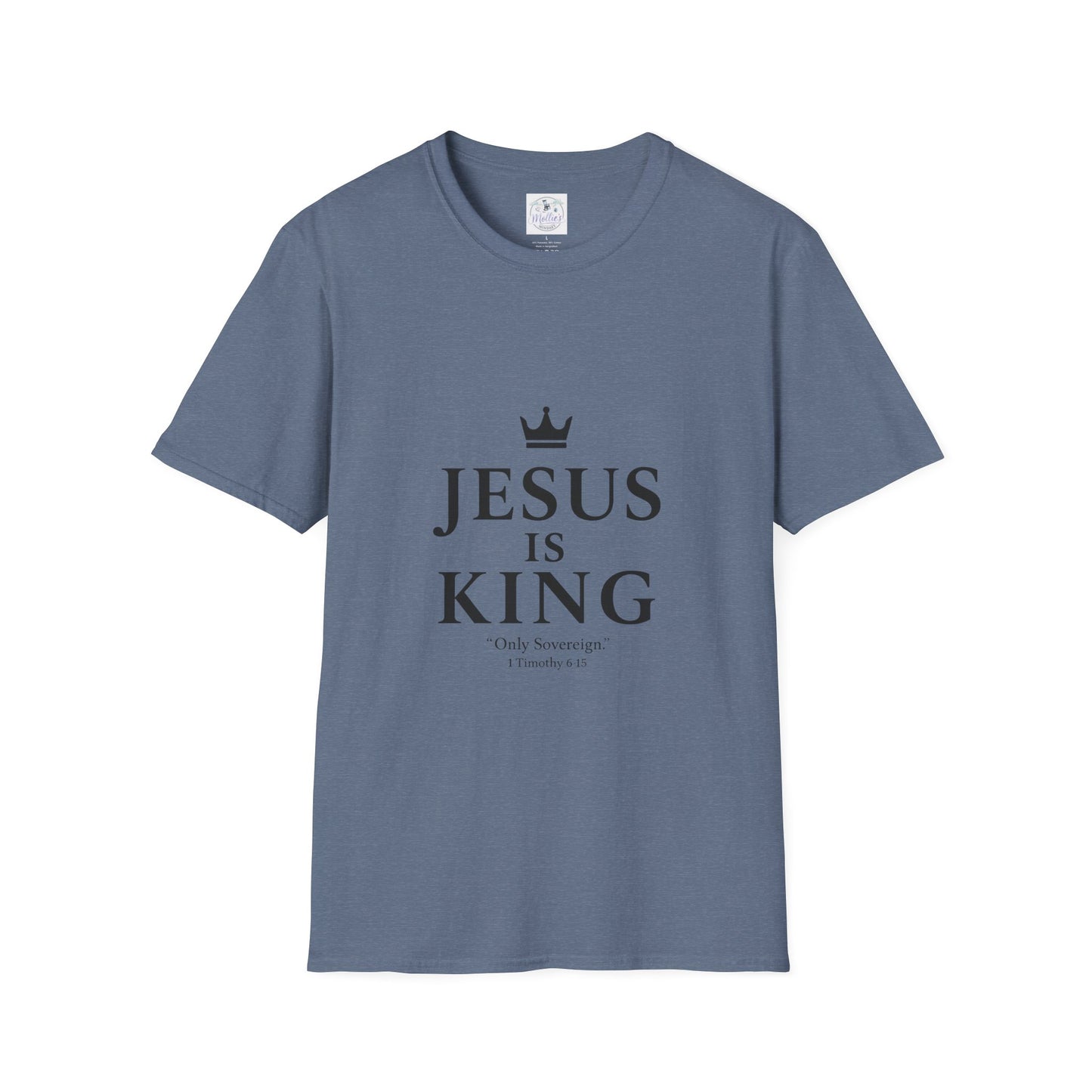 Jesus Is King Crown T-Shirt | Christian Faith Apparel