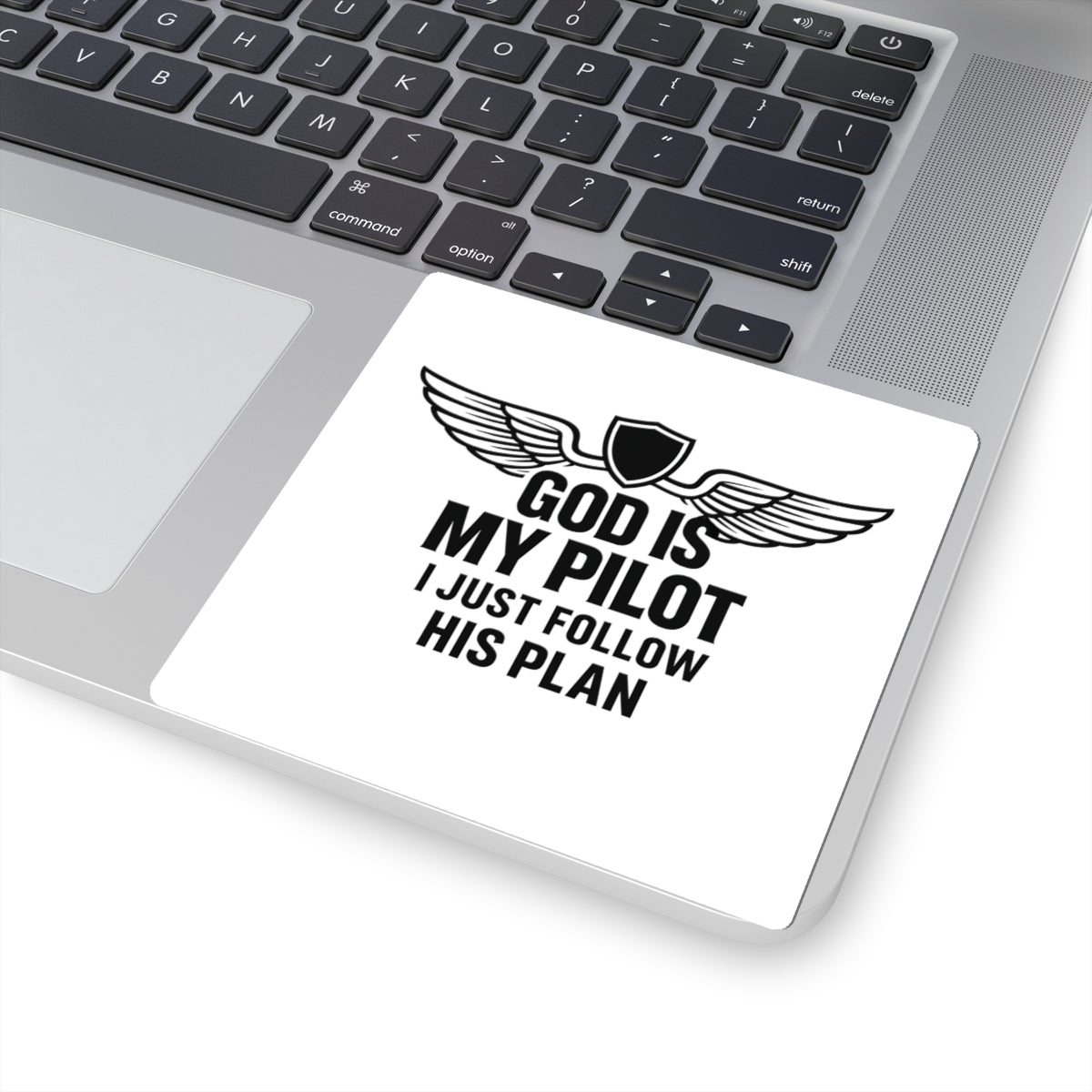 God Is My Pilot Sticker