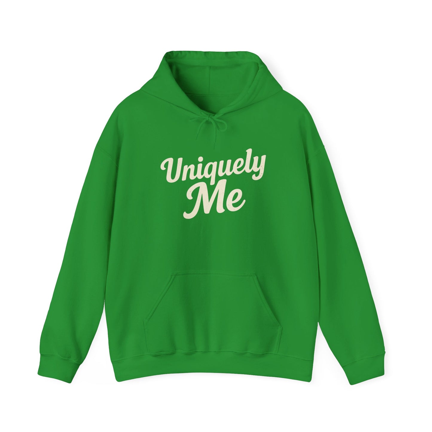 Uniquely Me hoodie | Script typography hoodie, black pullover