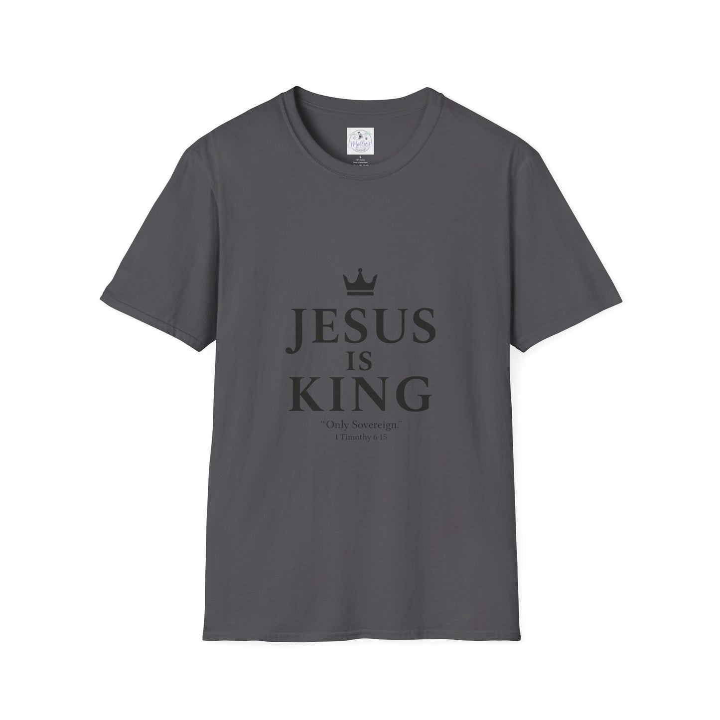 Jesus Is King Crown T-Shirt | Christian Faith Apparel