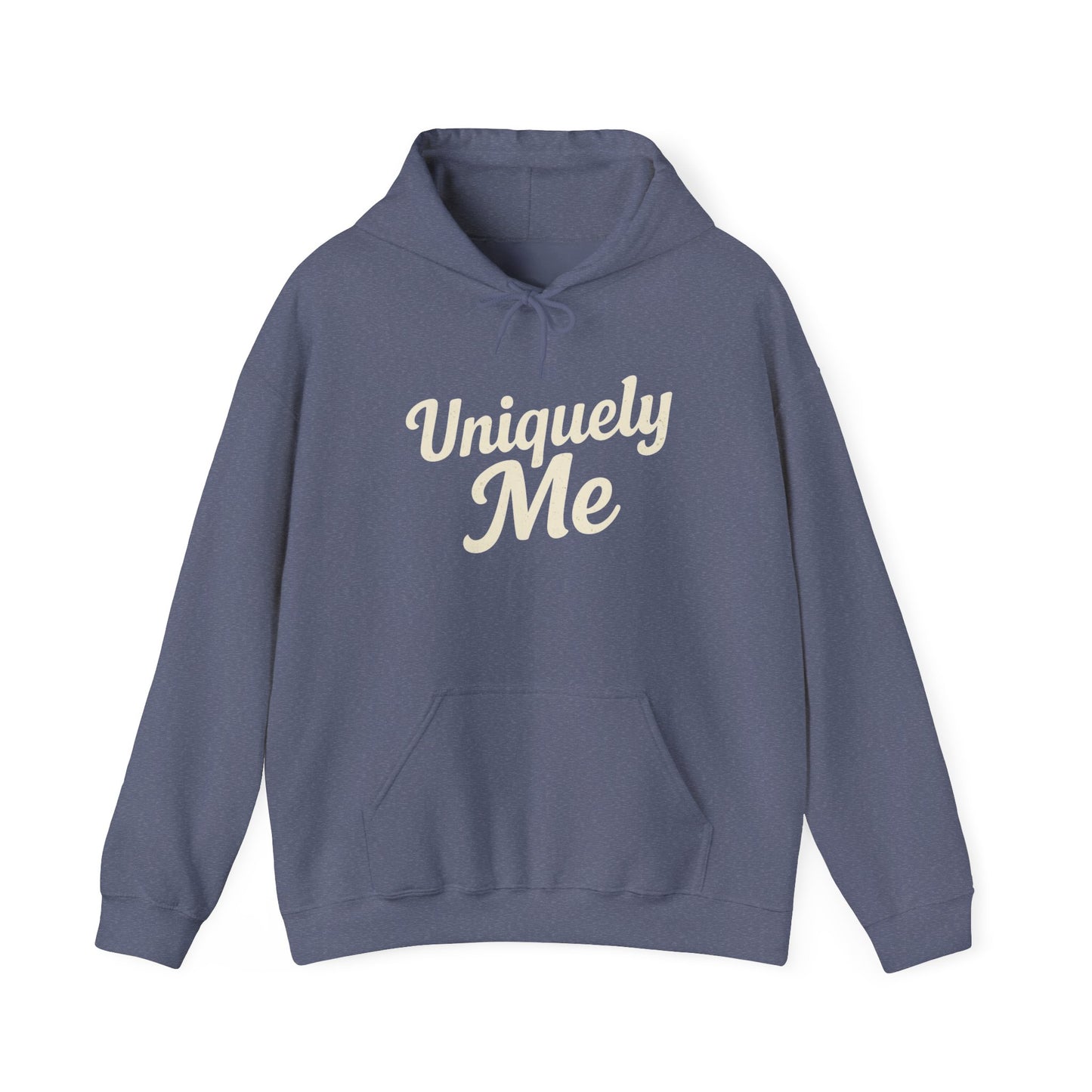 Uniquely Me hoodie | Script typography hoodie, black pullover