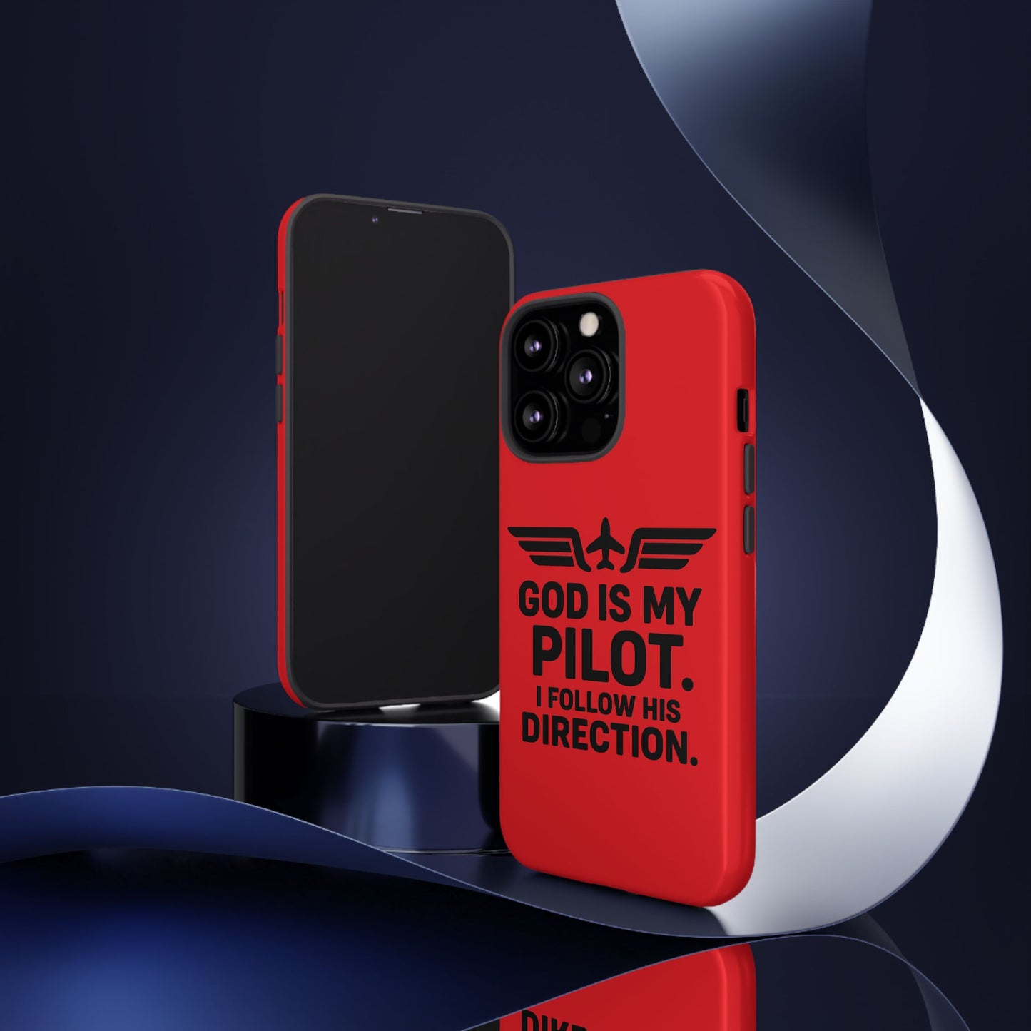 God Is My Pilot iPhone Case | Religious Aviator Phone Case