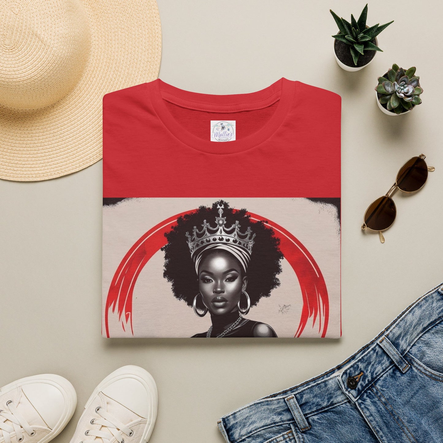 Crowned Queen Graphic Tee – “I’m Not For Everyone. That’s the Point.” | Bold Black Woman Empowerment T-Shirt