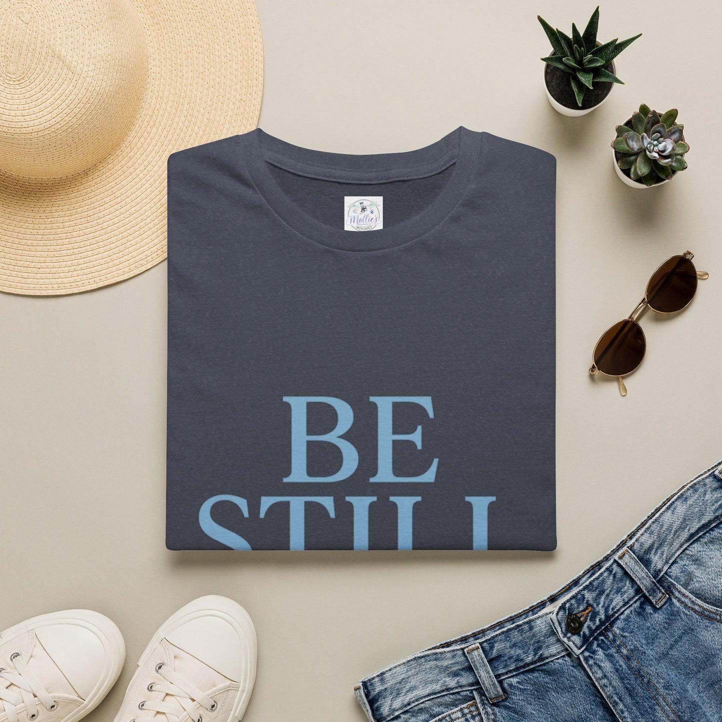 "Be Still" Inspirational T-Shirt | Christian Scripture Tee | Faith & Peace Shirt