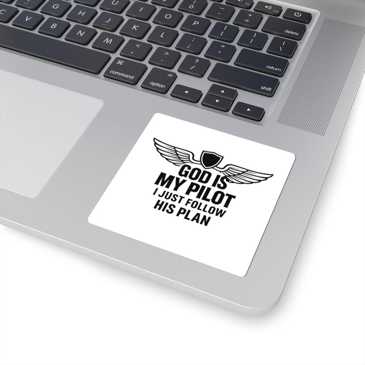 God Is My Pilot Sticker