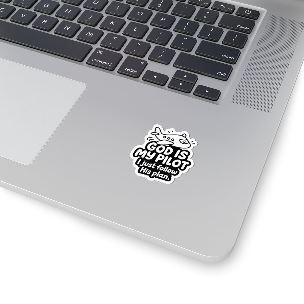God Is My Pilot Airplane Sticker | Christian Aviation Vinyl Decal