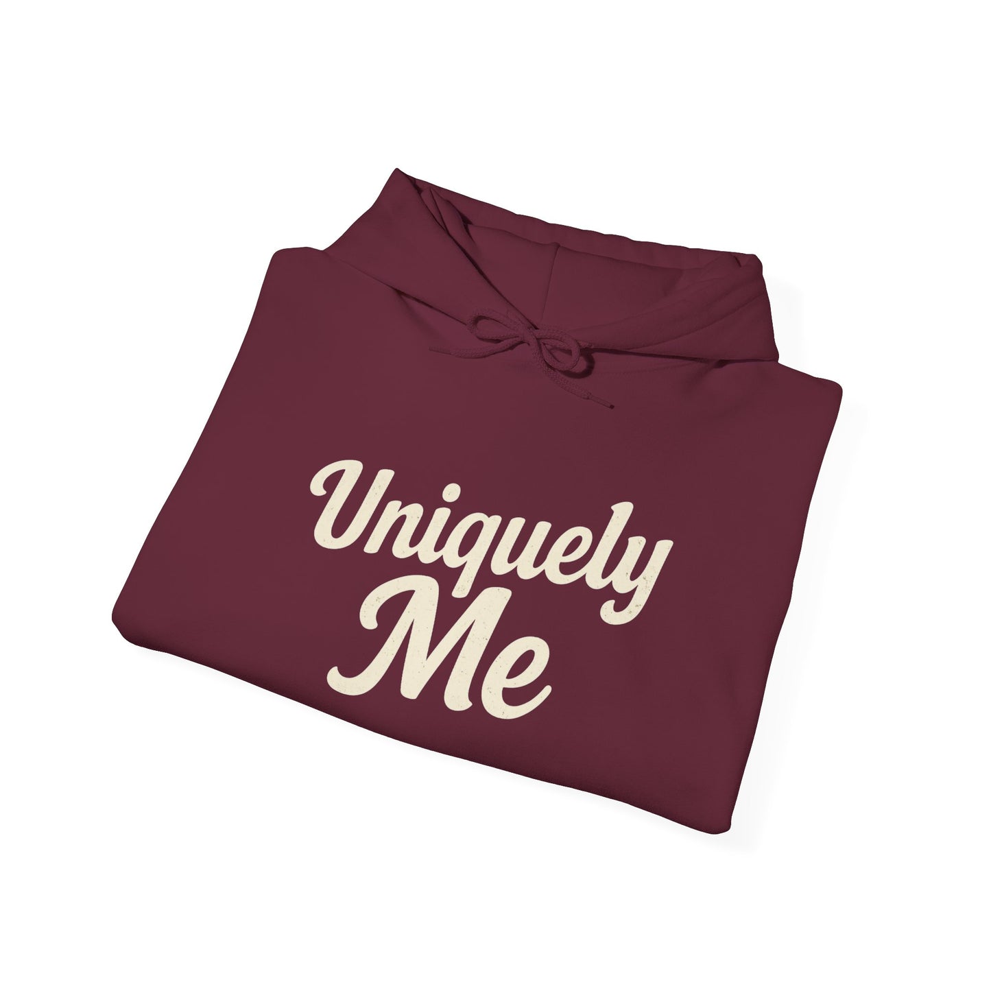 Uniquely Me hoodie | Script typography hoodie, black pullover