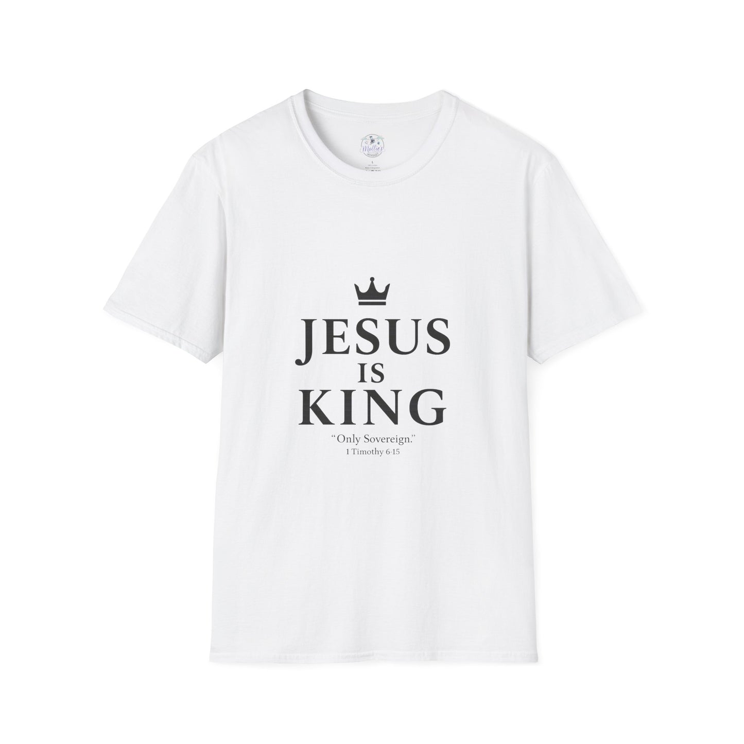 Jesus Is King Crown T-Shirt | Christian Faith Apparel