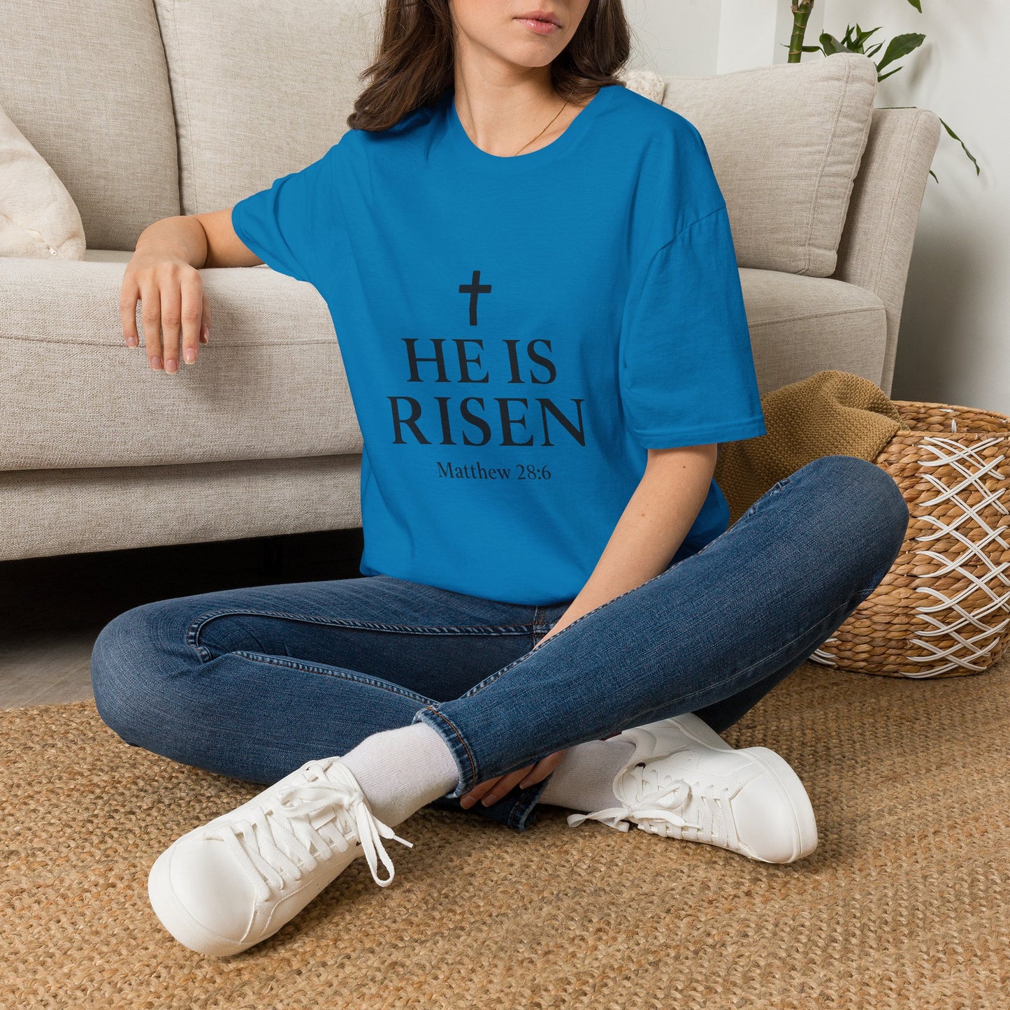 "He Is Risen" T-Shirt | Inspirational Christian Resurrection Tee