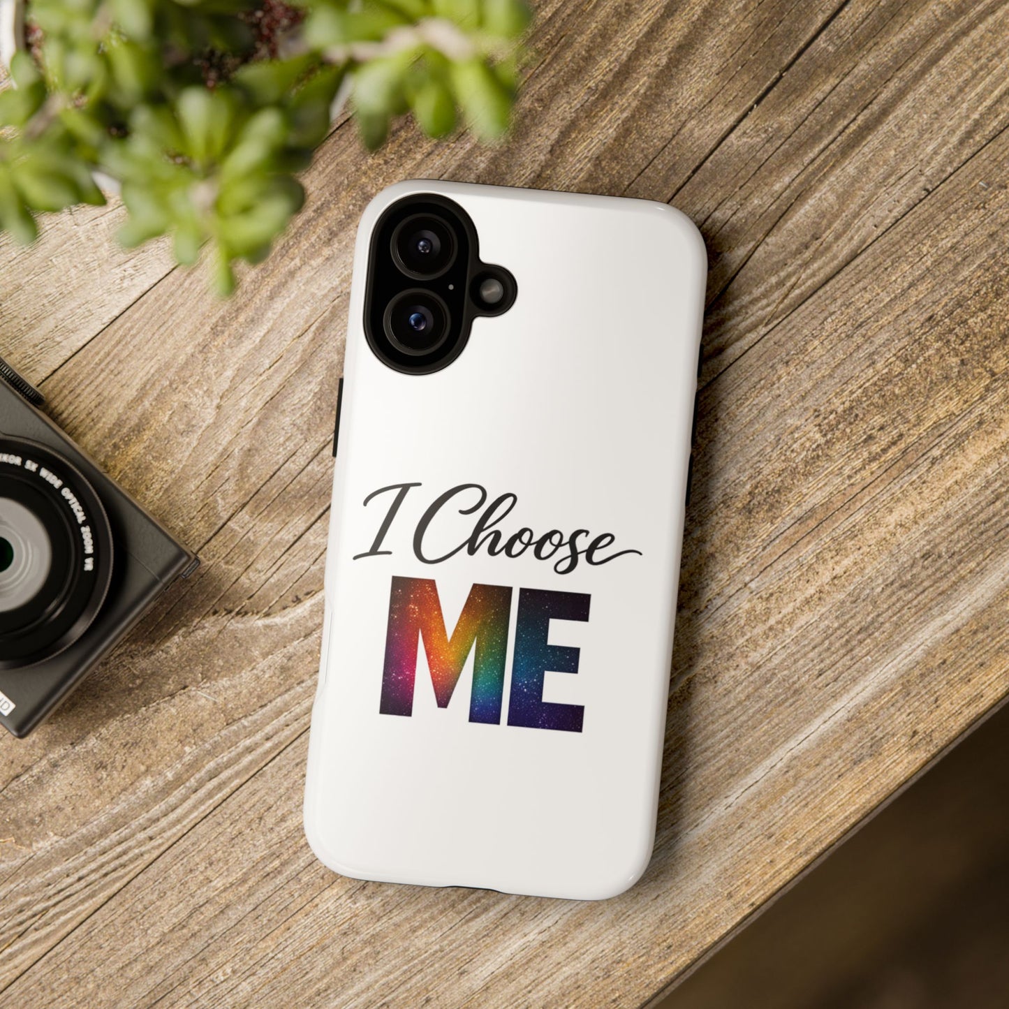 I Choose ME iPhone case | empowerment mobile cover, self-love design