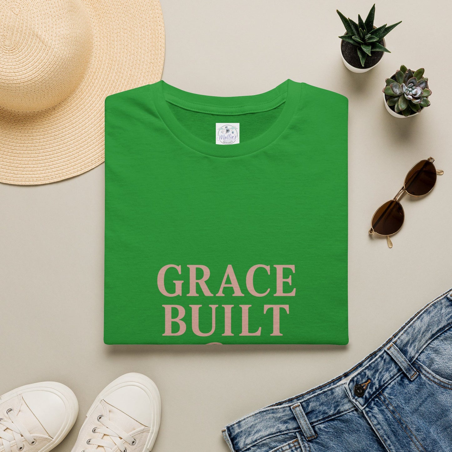 "Grace Built" T-Shirt | Inspirational Christian Graphic Tee