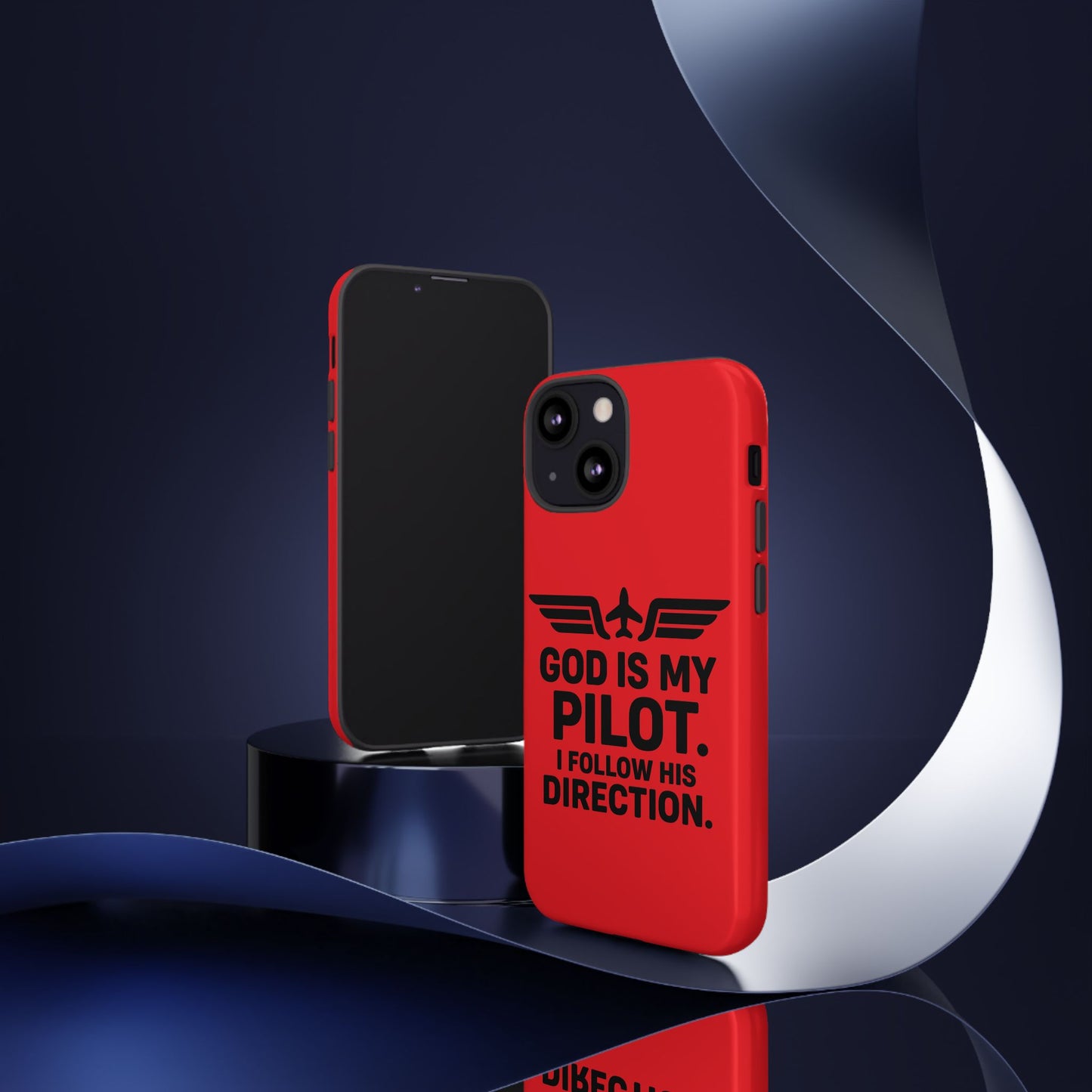 God Is My Pilot iPhone Case | Religious Aviator Phone Case