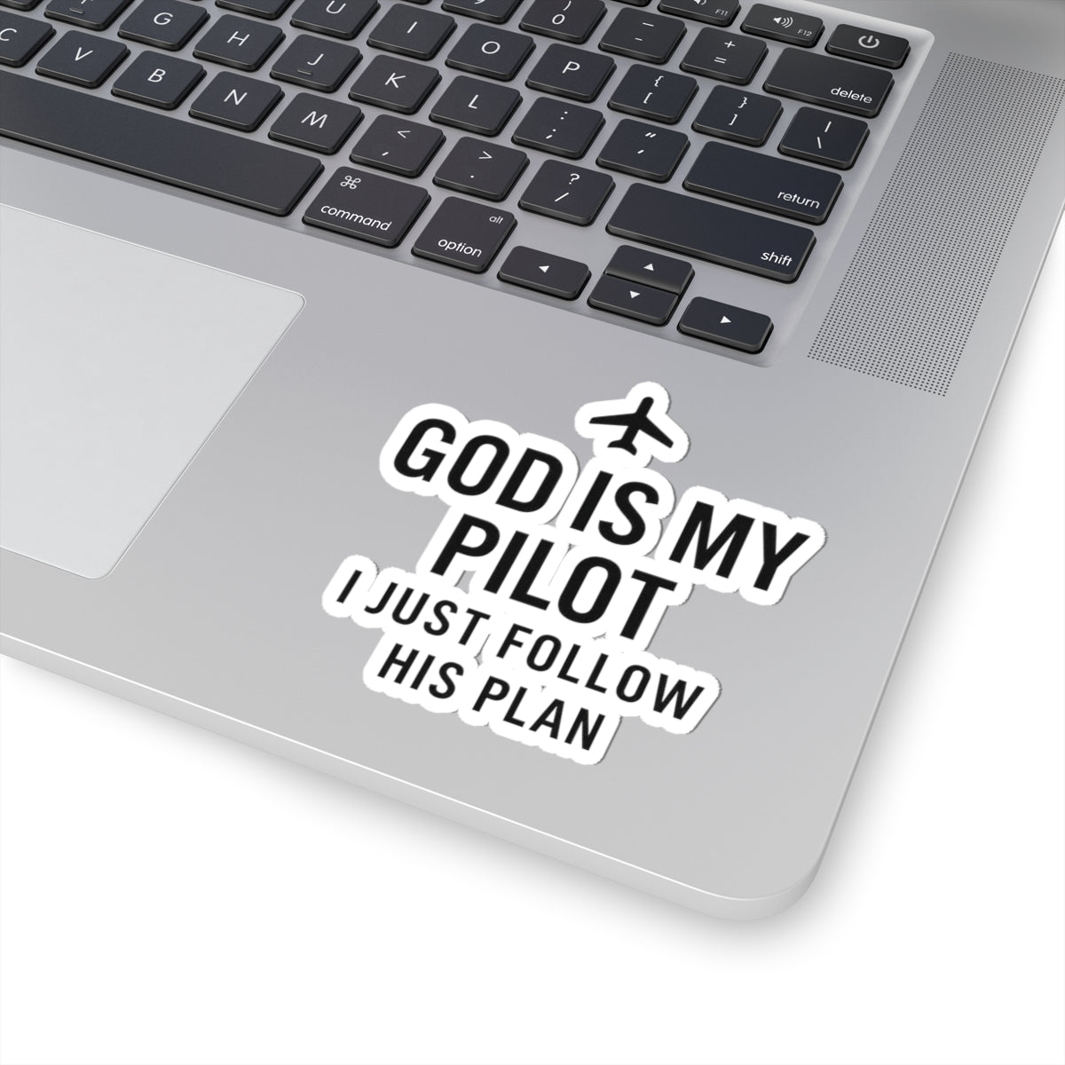 God Is My Pilot Sticker | Christian Aviation Faith Vinyl Decal