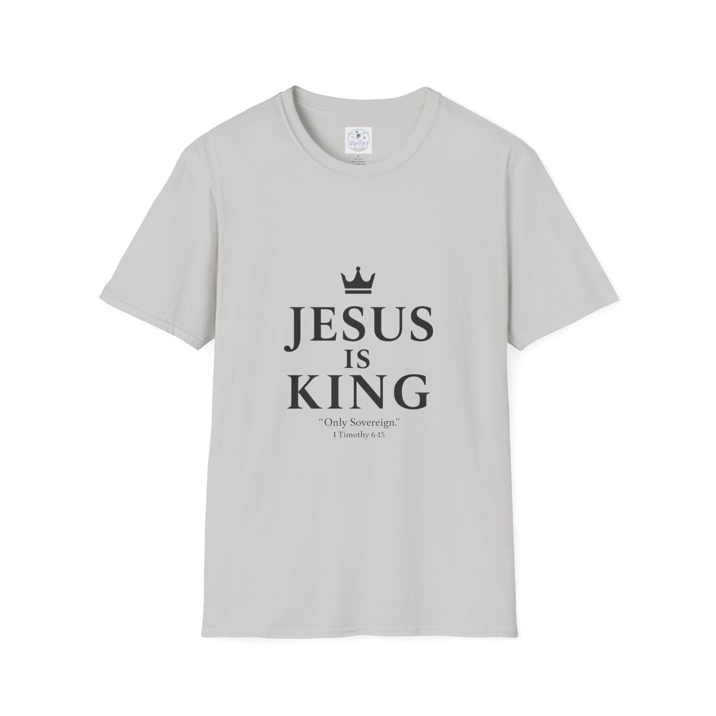 Jesus Is King Crown T-Shirt | Christian Faith Apparel