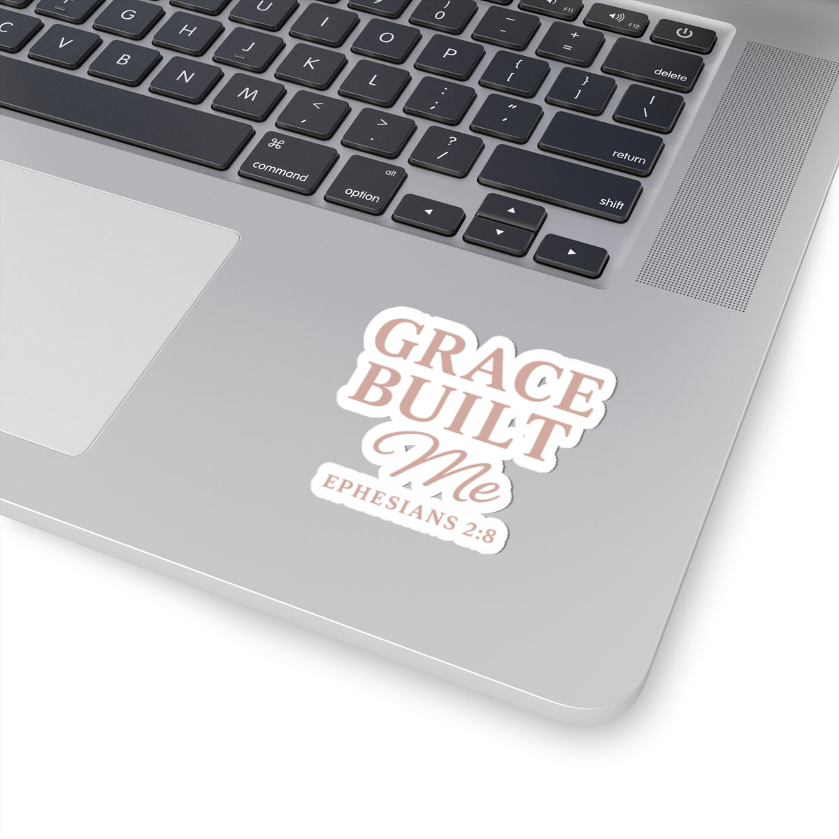 Grace Built Me Sticker | Christian Scripture Vinyl Decal | Ephesians 2:8