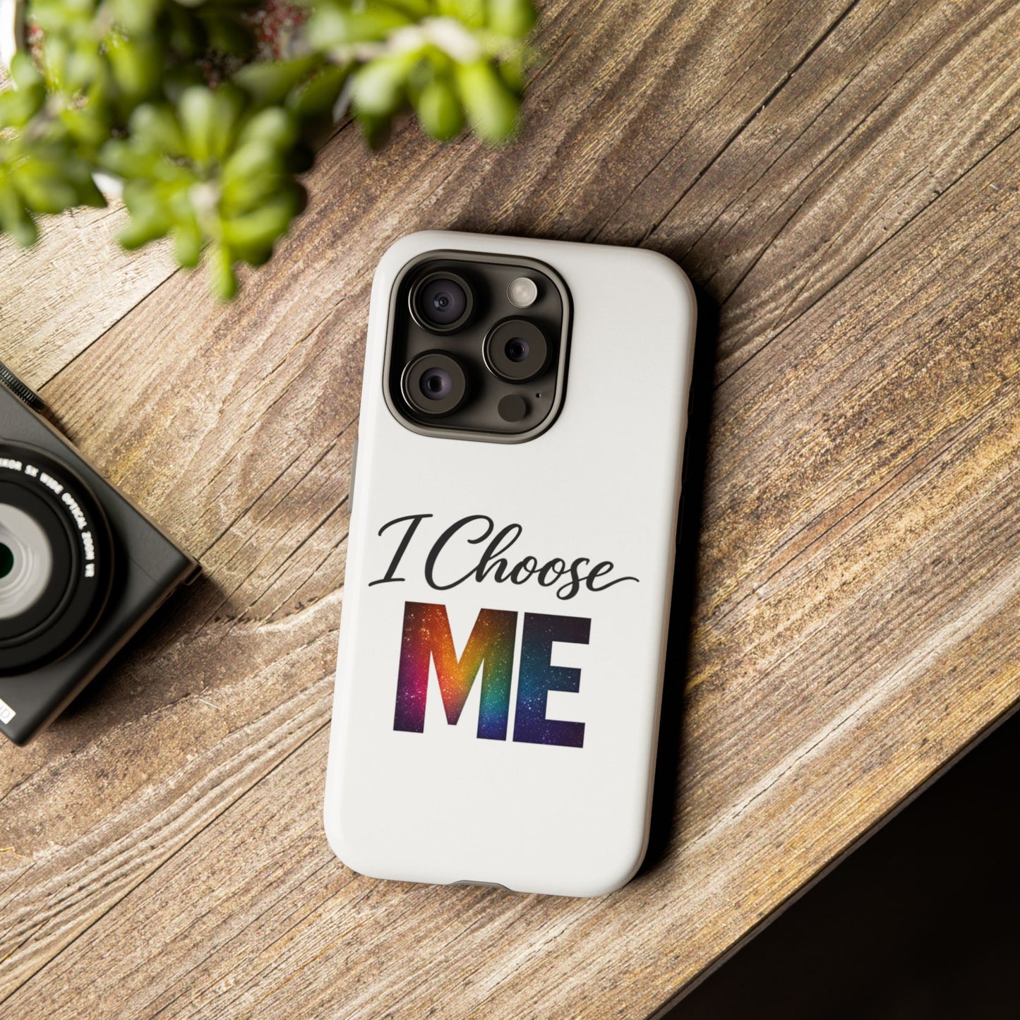 I Choose ME iPhone case | empowerment mobile cover, self-love design