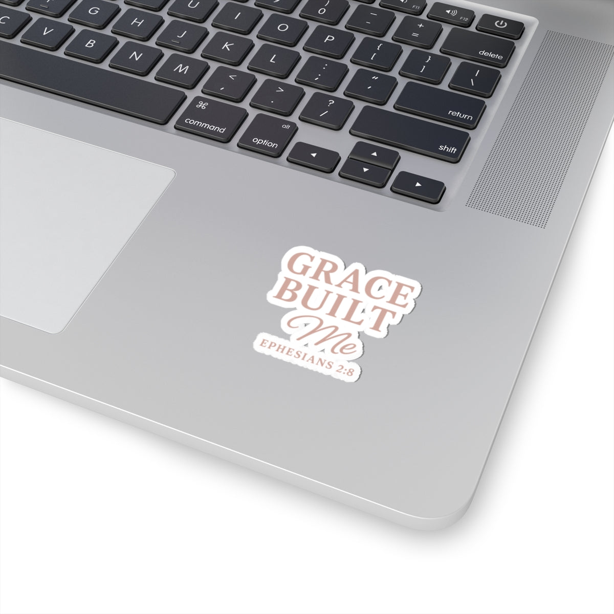 Grace Built Me Sticker | Christian Scripture Vinyl Decal | Ephesians 2:8