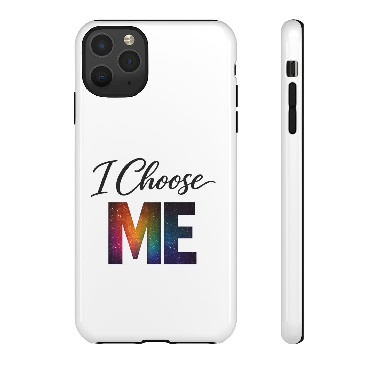 I Choose ME iPhone case | empowerment mobile cover, self-love design