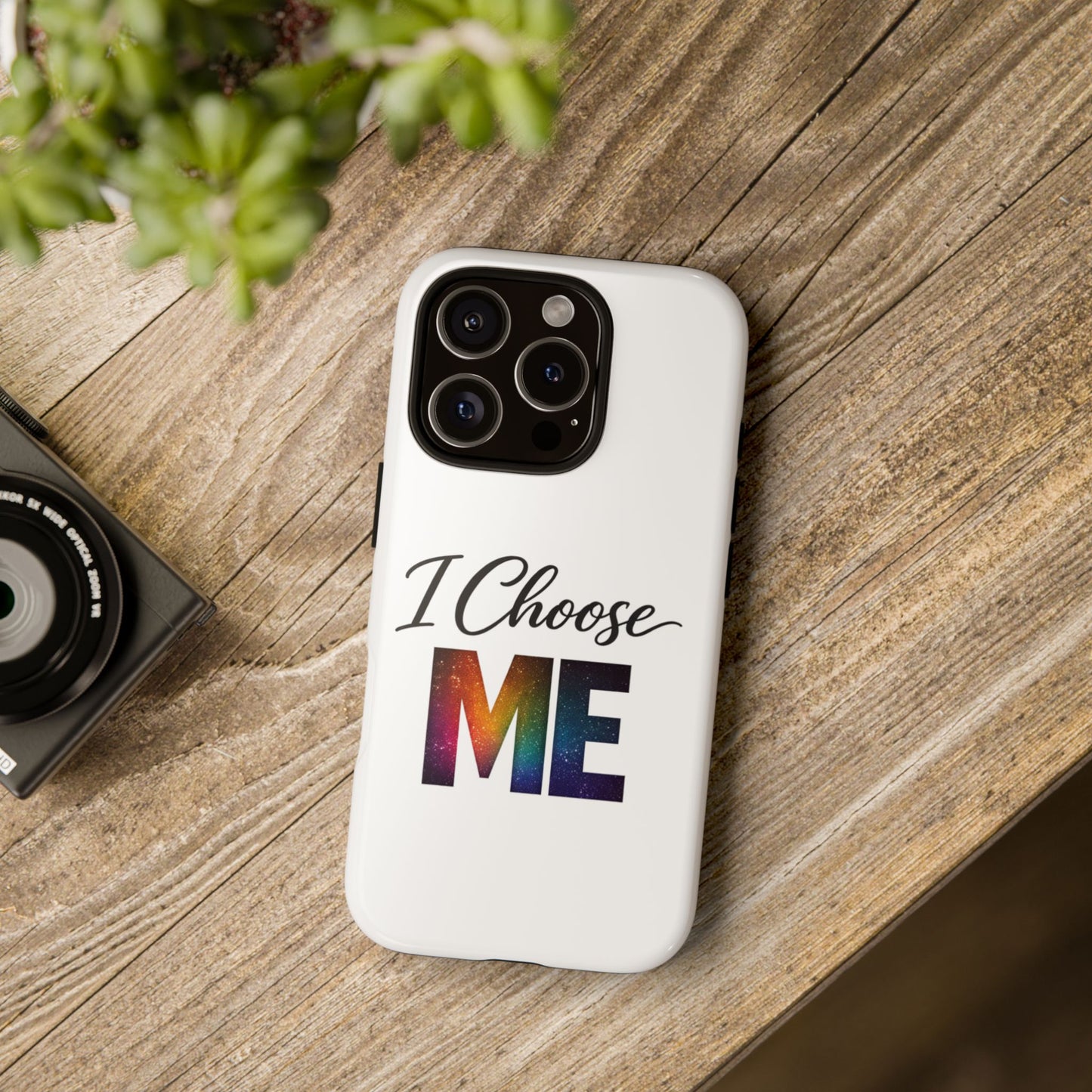 I Choose ME iPhone case | empowerment mobile cover, self-love design