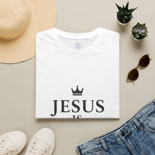 Jesus Is King Crown T-Shirt | Christian Faith Apparel