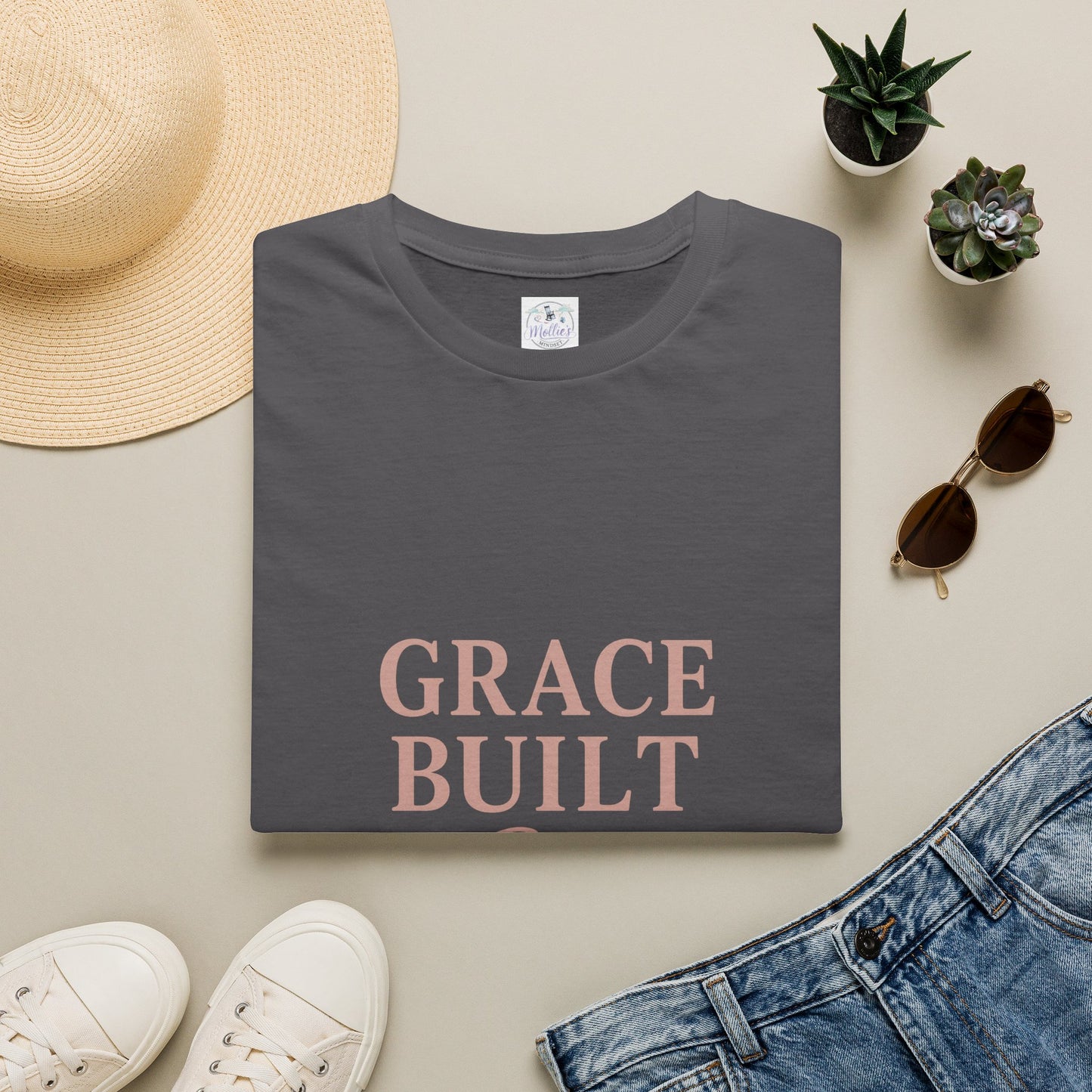 "Grace Built" T-Shirt | Inspirational Christian Graphic Tee
