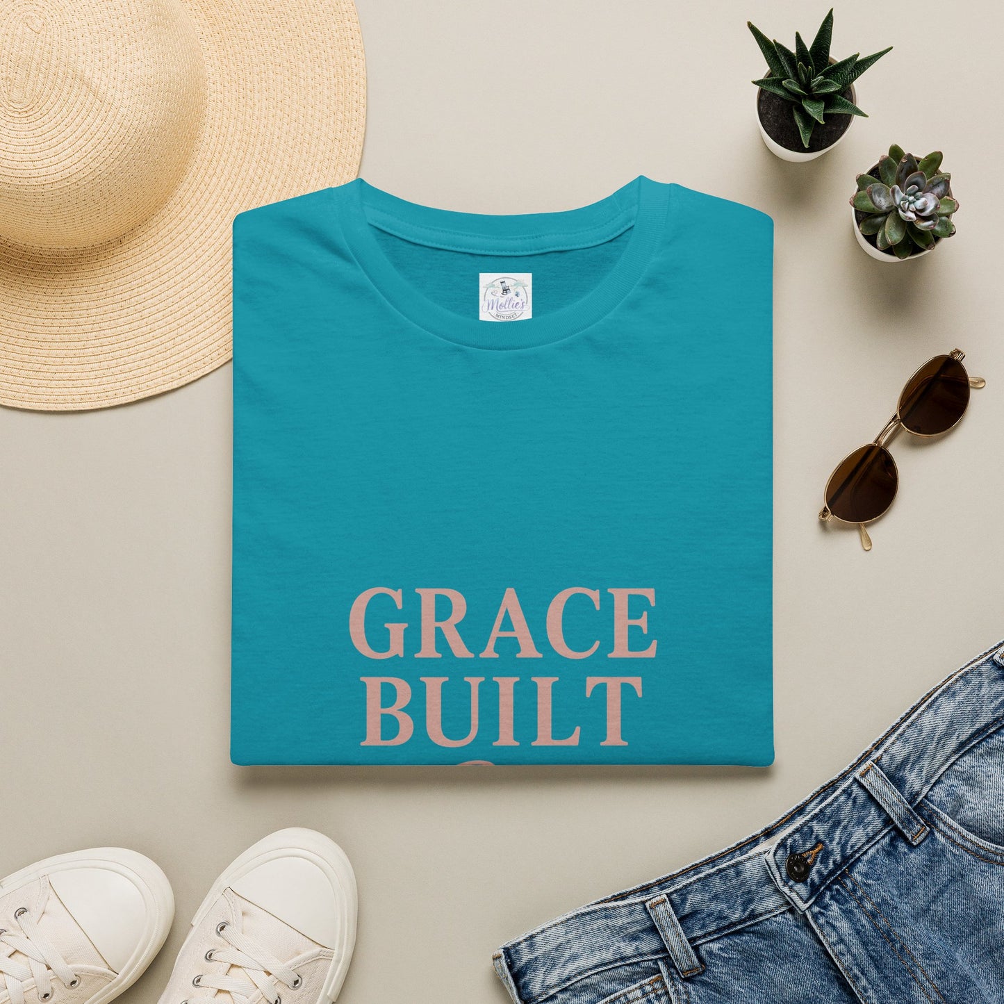 "Grace Built" T-Shirt | Inspirational Christian Graphic Tee