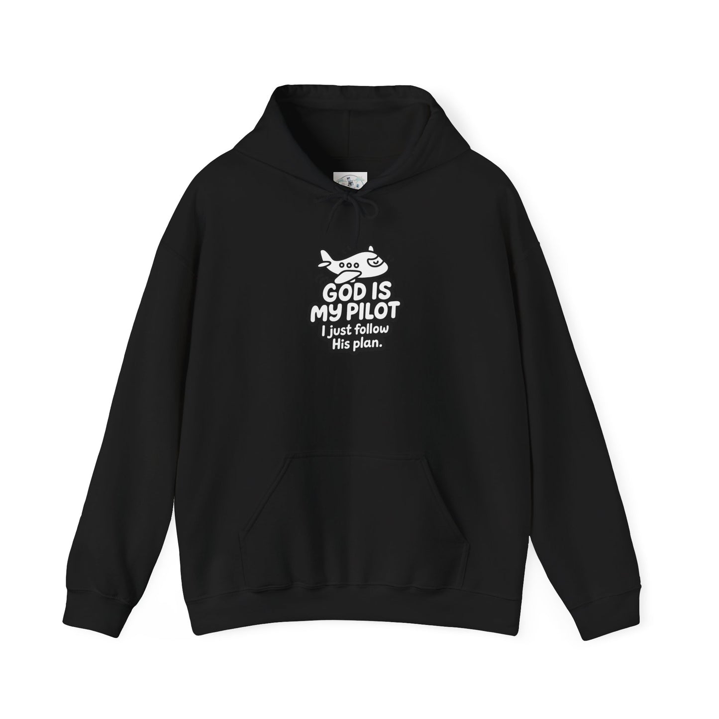 God Is My Pilot airplane graphic Hoodie | Faith Christian sweatshirt