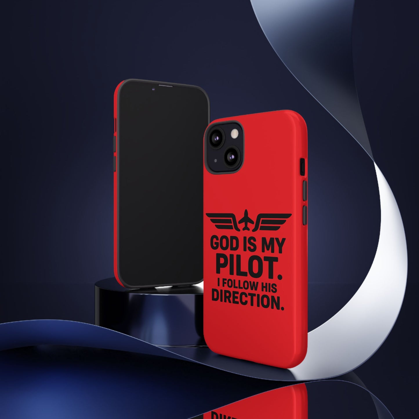 God Is My Pilot iPhone Case | Religious Aviator Phone Case