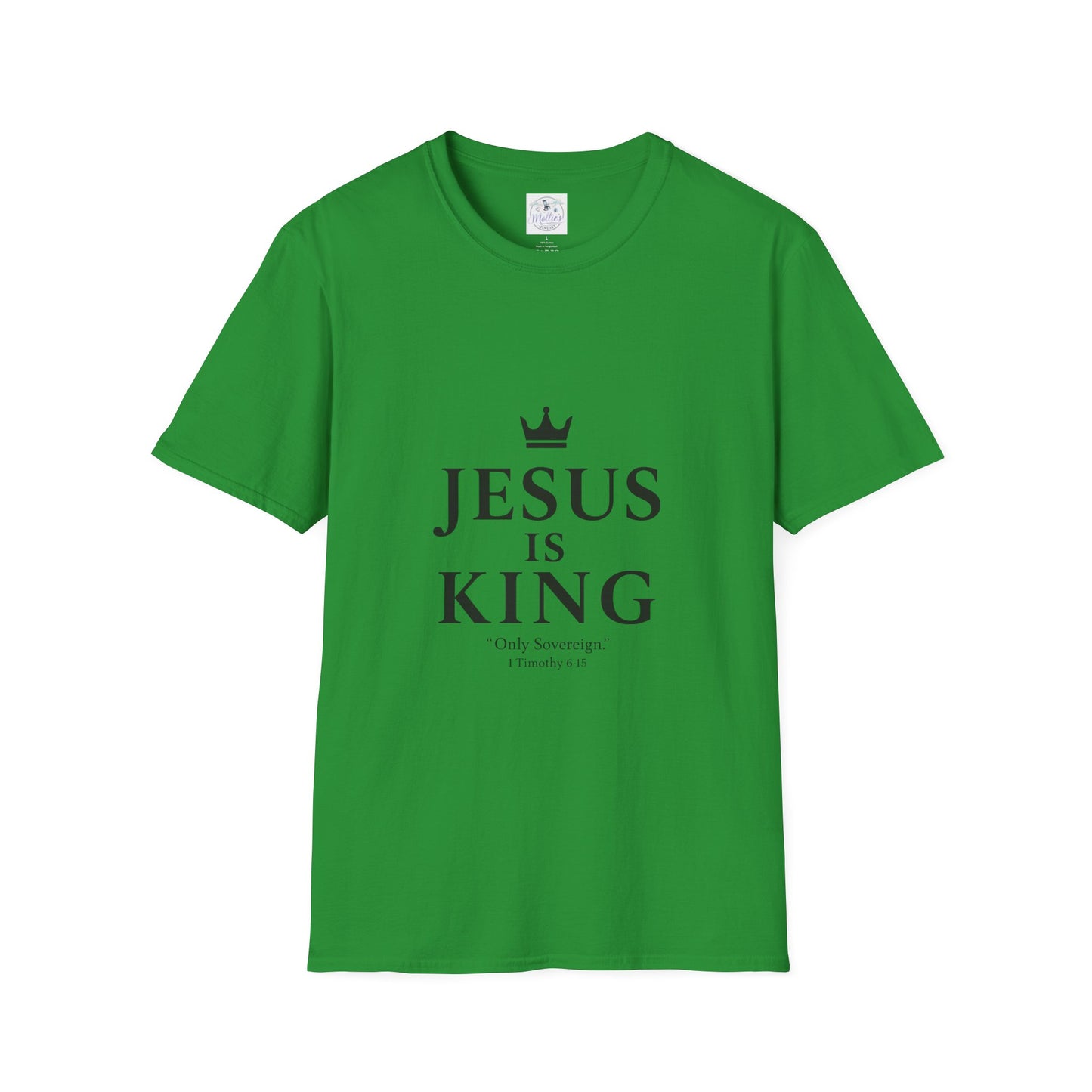 Jesus Is King Crown T-Shirt | Christian Faith Apparel