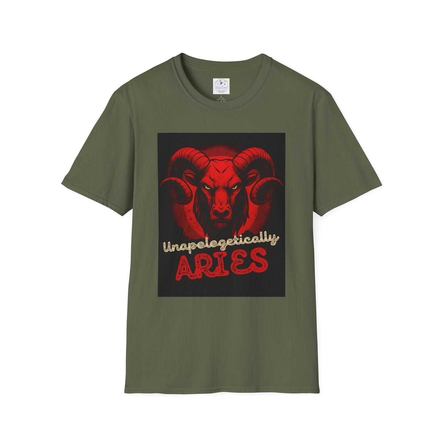 Unapologetically Aries Ram T-Shirt – Bold Zodiac Graphic Tee